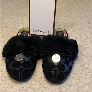Coach slippers